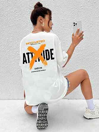 Футболка жіноча з принтом  44 Біла 2634324740 Дніпро