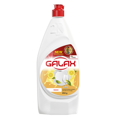 Средство для ручного мытья посуды Galax Лимон 950 г (4823128000594) Вінниця - фото 1