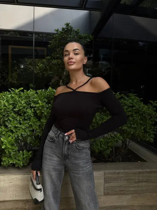 Жіночий лонгслів з відкритими плечима Одеса - фото 18