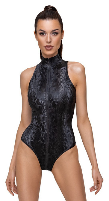Спокусливе боді Cottelli Collection Body Snake black 2643111 - L Sex Aura Київ - фото 2