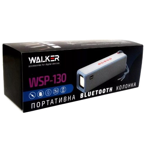 Портативна колонка чорний WALKER WSP-130 Житомир