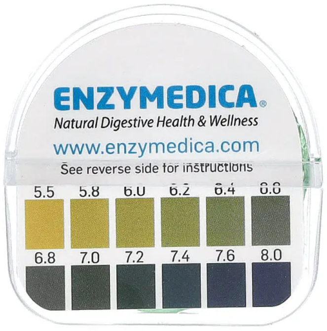 Тест-полоски для определения рН Enzymedica pH-Strips 120 тестов Киев - изображение 3