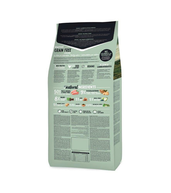 Сухий корм для собак Овнат Ownat Grain Free з куркою та індичкою, 12 кг Вінниця - фото 2