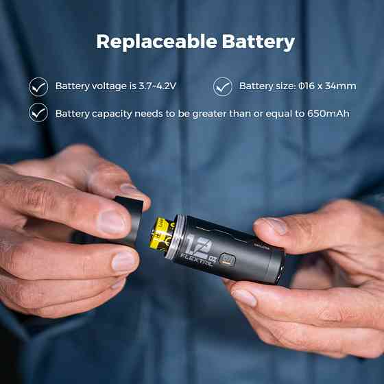 Портативний міні-насос Flextail Zero Pump, чорний Київ