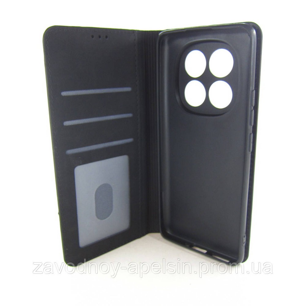Чохол-книжка Xiaomi Redmi Note 14 pro 5G Захист камери (чорний) Одеса - фото 2