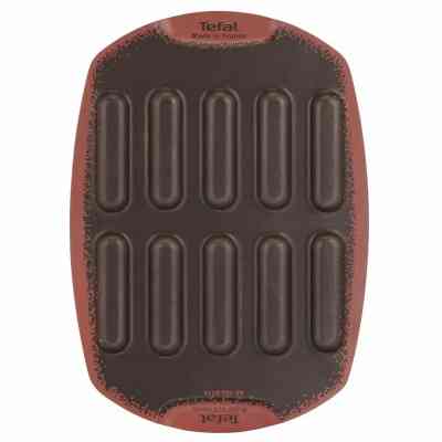 Форма для випікання Tefal PerfectBake, 10 форм, прямокутний 21х29см, алюміній, коричневий (J5734302) Вінниця