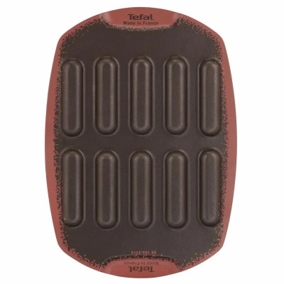 Форма для випікання Tefal PerfectBake, 10 форм, прямокутний 21х29см, алюміній, коричневий (J5734302) Вінниця - фото 6