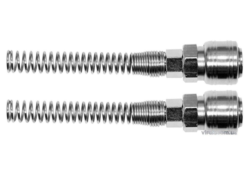 Швидкоз'єднувальна муфта YATO з пружиною, до шлангу Ø=6х10 мм, 2 шт. [6/60] Одесса - изображение 1