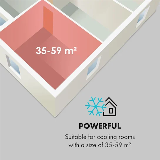 Зовнішній блок спліт-системи Klarstein Windwalker Smart Split 12 000 BTU/3,6 кВт, витрата повітря 600 м3/год OU Рівне - фото 7