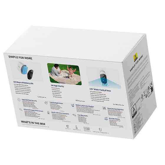 IP-камера відеоспостереження Baseus Security N1 Outdoor Camera 2K White Одеса