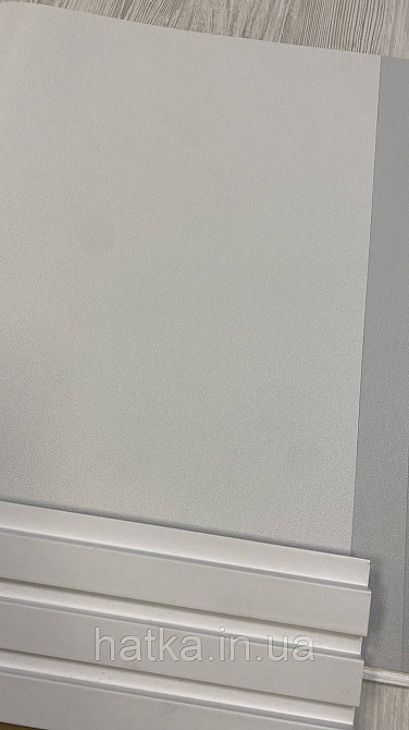 Шпалери метрові вінілові на флізеліні A.S.Creation Elite of Shades1.06x10 однотон біло-сірий 78652-7 Київ - фото 3