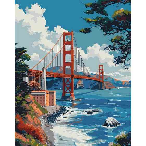 Картина за номерами "Міст Золота Брама" 11070-AC 40х50 см Вінниця