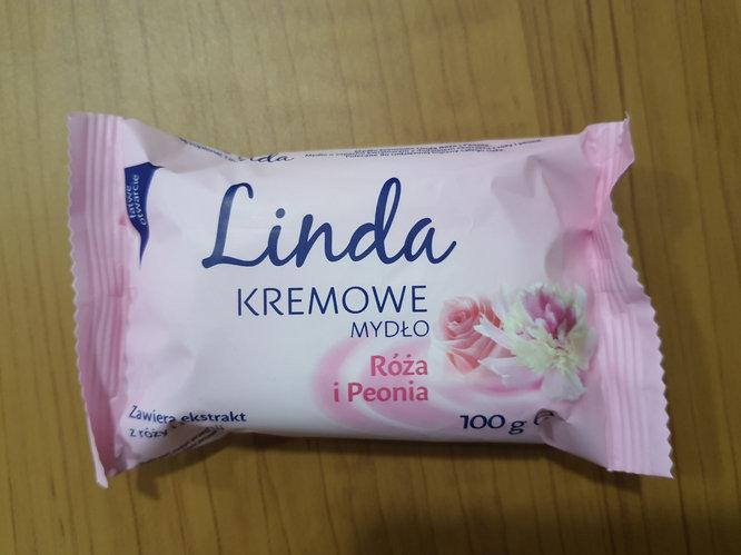 Крем-мило тверде Linda 90г Rosa & Peonia Харків - фото 1