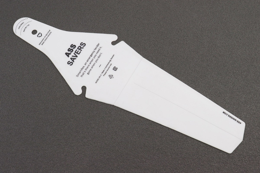 Крило поліпропіленове під сідло, швидкознімне, білий Київ - фото 1