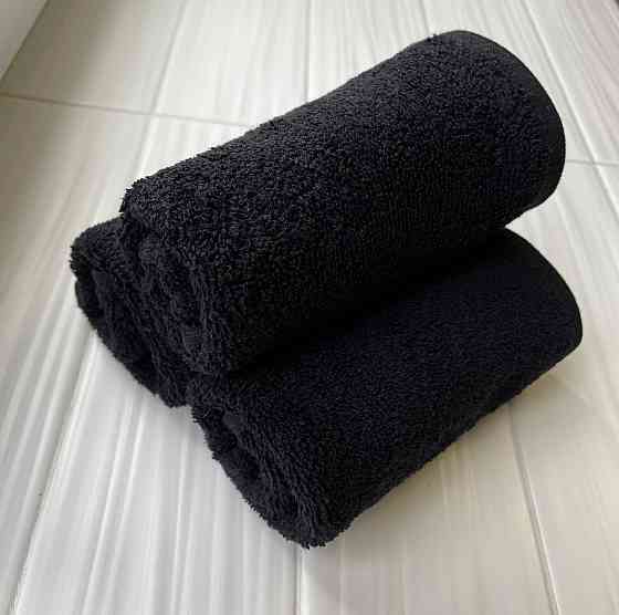 Ecotton Комплект рушників Ecotton 30х50 см махрові 6 шт. серветки для рук 380 г/м²чорний Black Коломыя