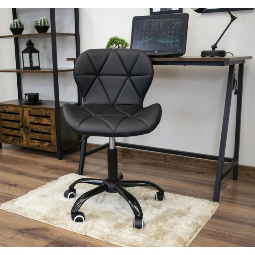 Кресло офисное компьютерное B-531 (черная основа) на колесиках рабочее для компьютера офиса дома Киев - изображение 8