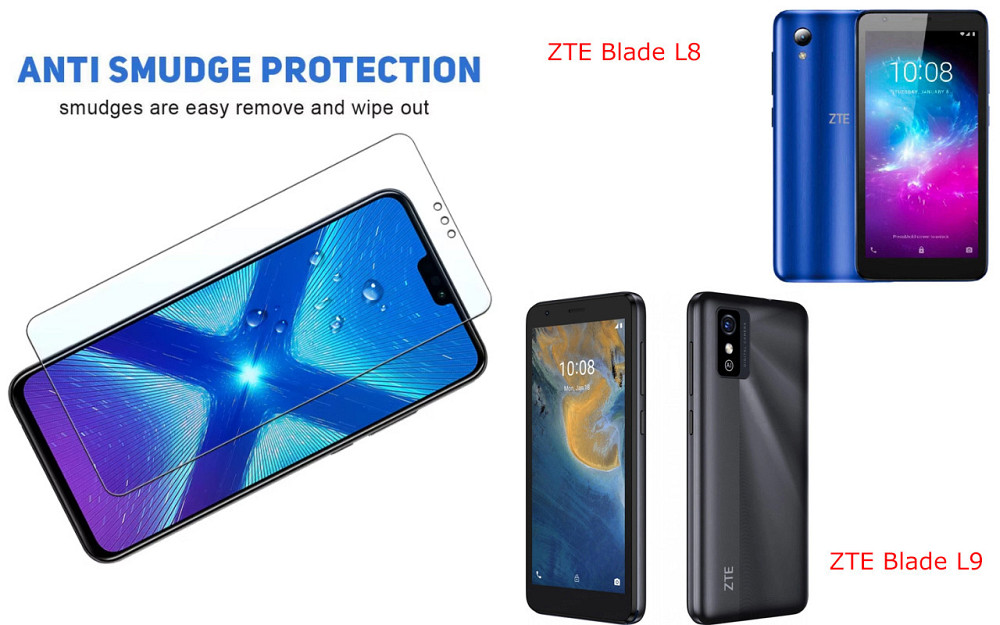 Защитное стекло NeoGlass для ZTE Blade L8, ZTE Blade L9 – ультрапрозрачное и устойчивое Киев - изображение 3