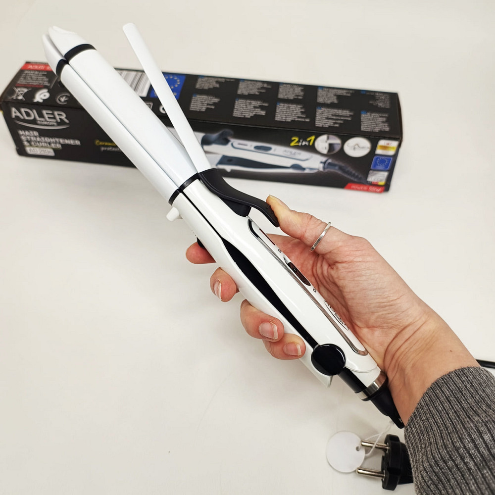 Современные щипцы для завивки волос Adler AD 2104 50Вт, Крутые плойки для волос Плойка обьема FH-61 Львов - изображение 4