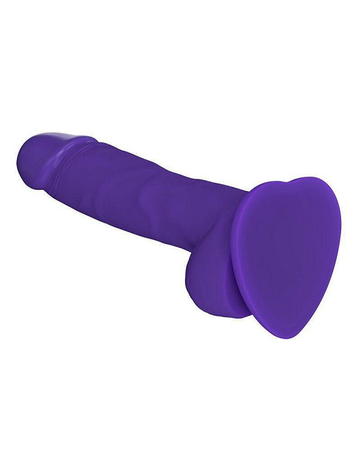 Реалистичный фаллоимитатор Strap-On-Me SOFT REALISTIC DILDO Violet - Size M Sex Aura Киев - изображение 3