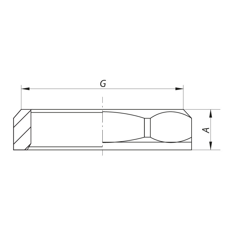 Контргайка 1" Koer KF.K10 (KF0003) Київ - фото 2