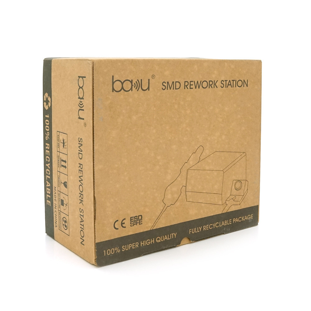 Паяльная станция термовоздушная BAKU BA-602C+ фен, паяльник, цифровая индикация, DC: 220V, 4A, 750W Киев - изображение 2