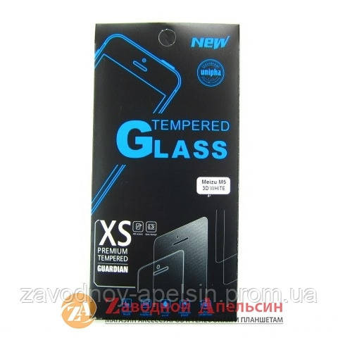 Захисне скло Meizu M5 GLASS full повне біле Одеса - фото 2