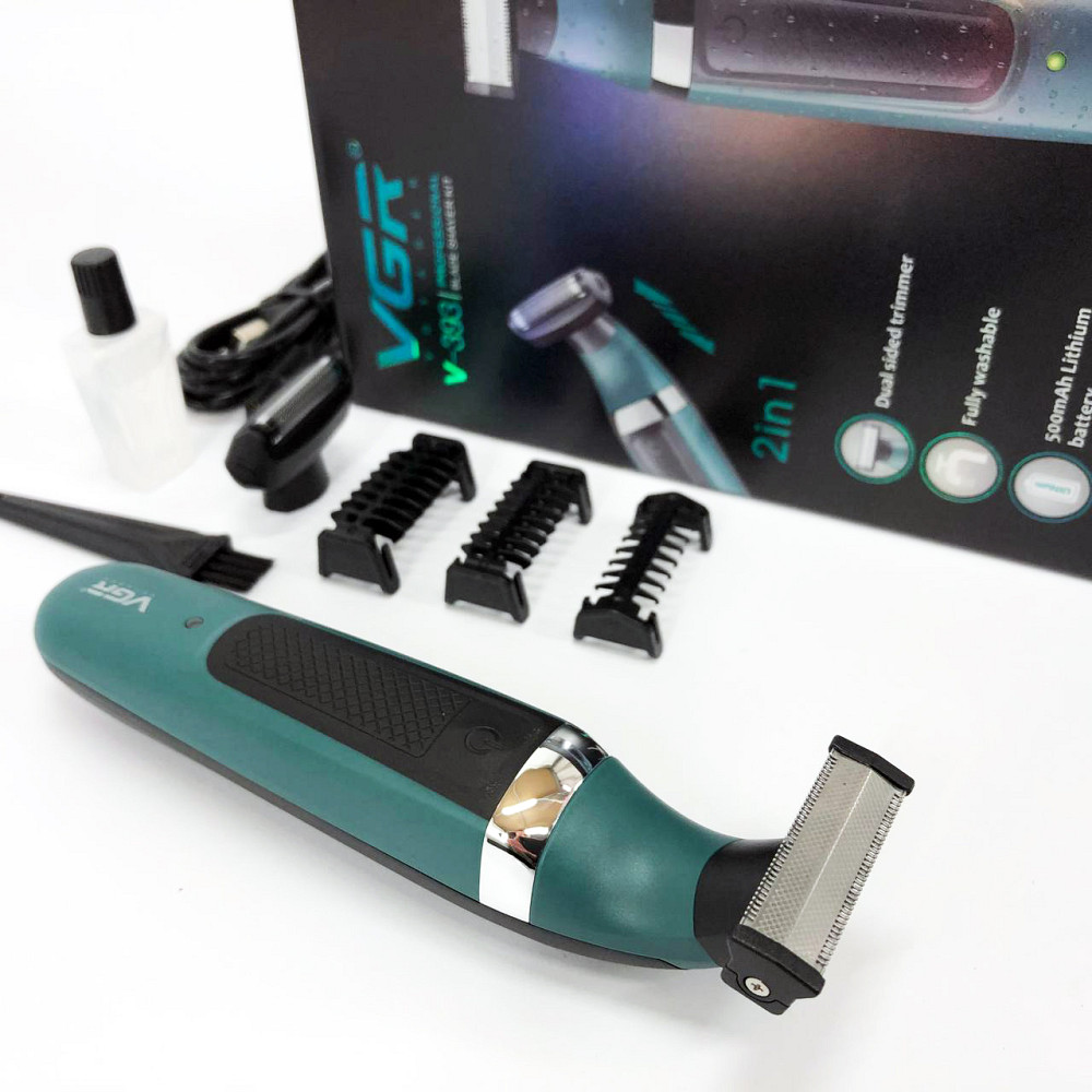 Профессиональная электробритва VGR, Бритва мужская электрическая аккумуляторная электробритва FQ-80 Львов - изображение 3