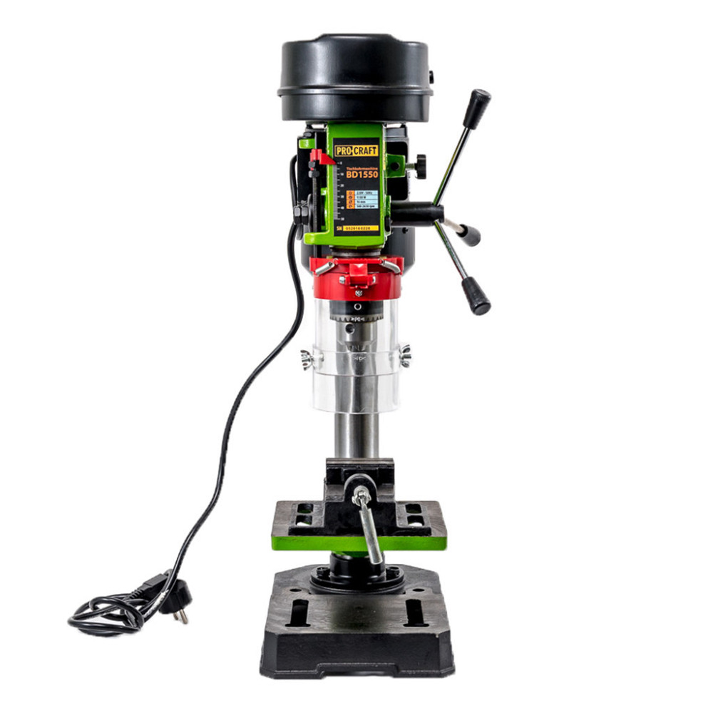 Свердлильний верстат Procraft BD-1550 — 375 Вт, 2650 об/хв, патрон 16 мм, гарантія 36 міс Львів - фото 2