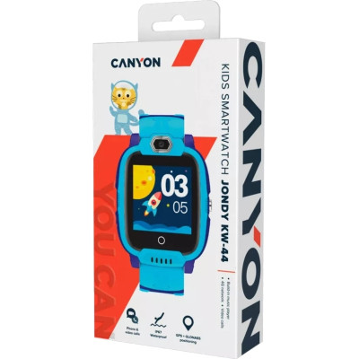 Смарт-часы Canyon CNE-KW44BL Jondy KW-44, Kids smartwatch Blue (CNE-KW44BL) Винница - изображение 4