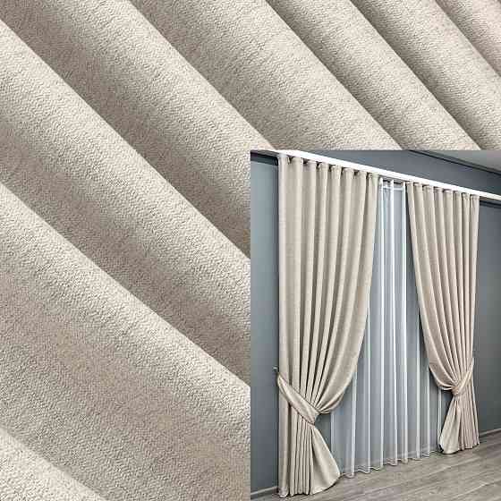 Комплект готових штор VR-Textil TWEED_V № 1914ш Попелястий 150х290 см 2 шт (33-0982) Київ