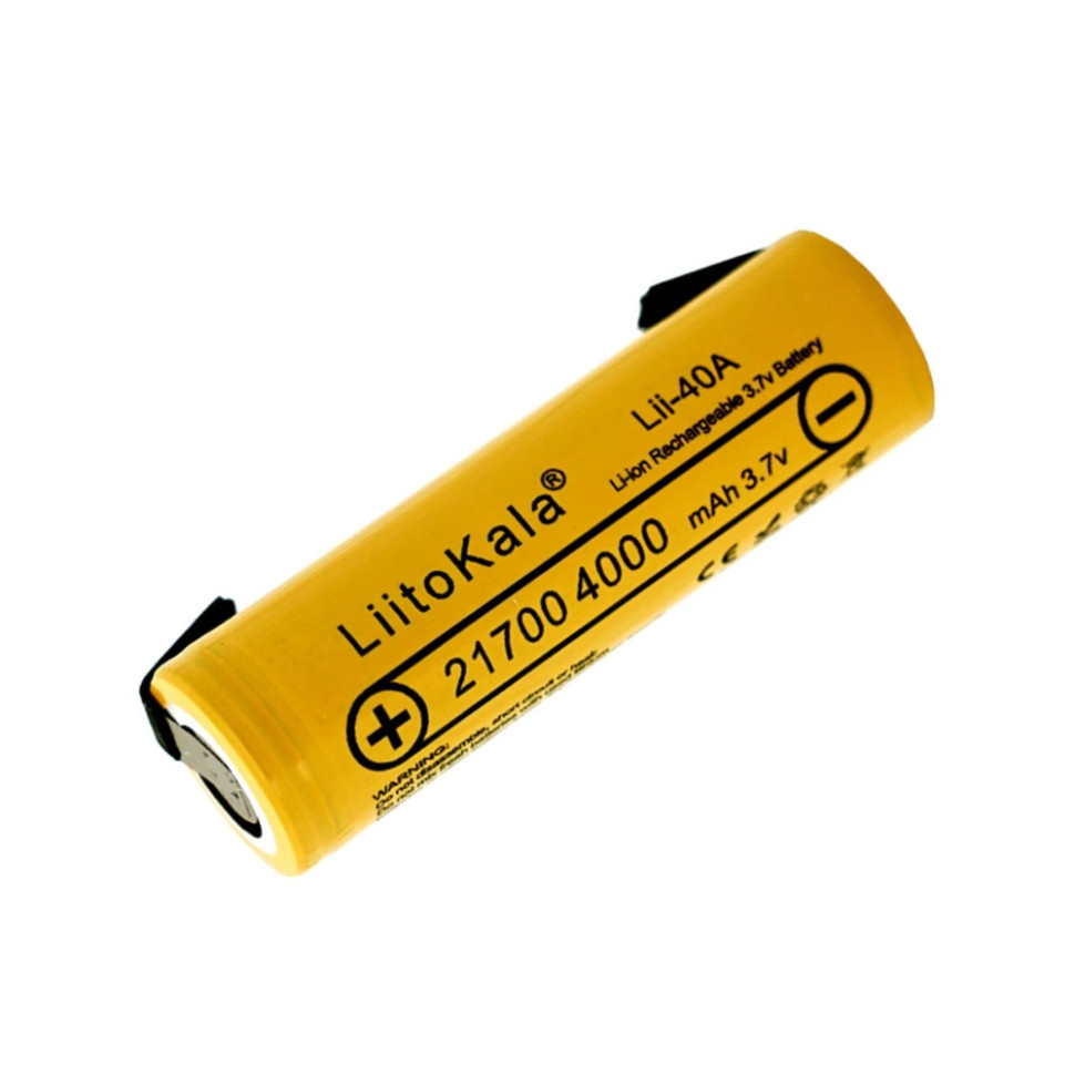 Акумулятор LiitoKala Lii-40A-N 21700 4000mah battery Київ - фото 1