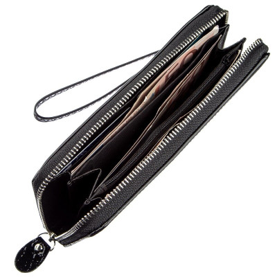 Кошелек Kivi Из экокожи Черный (19030) Винница - изображение 3