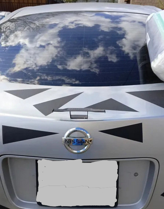 Мини Спойлер на авто Чёрный под карбон с усиленным скотчем Киев - изображение 3