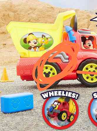 Самоскид Міккі Мауса Mickey Mouse Dump Truck Vehicles від Just Play. Киев