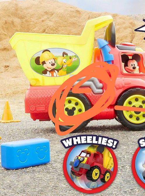 Самоскид Міккі Мауса Mickey Mouse Dump Truck Vehicles від Just Play. Киев - изображение 3