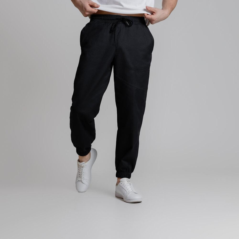 Мужские темно-серые джоггеры весенние с карманами Pobedov Vortex Киев - изображение 5