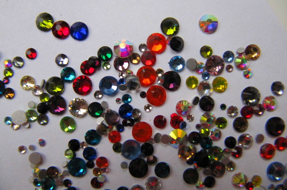 Стразы Swarovski микс (разные цвета и разные размеры ) SS3-10 (1400 шт) Киев - изображение 1