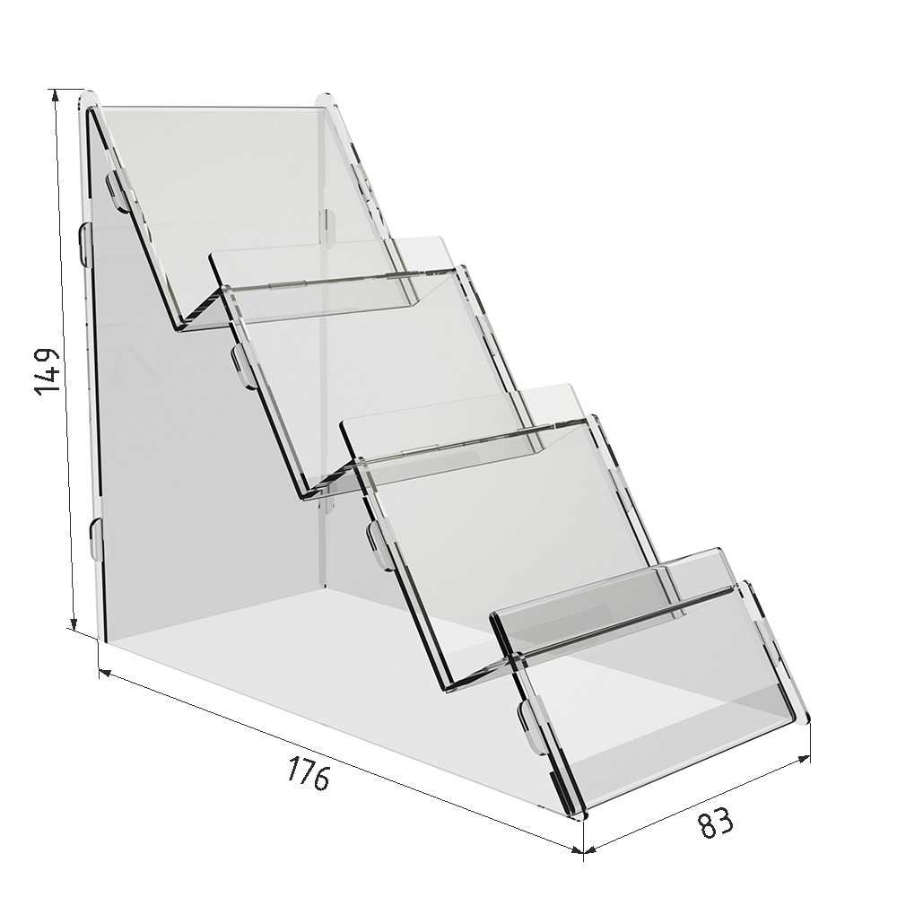 Підставка EKOSTAR під гаманці 3х ярусна Київ - фото 3