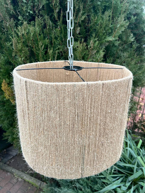 Абажур плетеный круглый кофейный Киев - изображение 7