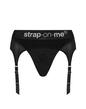 Труси для страпону з підв'обов'язками для панчіх Strap-On-Me REBEL HARNESS - M Львів