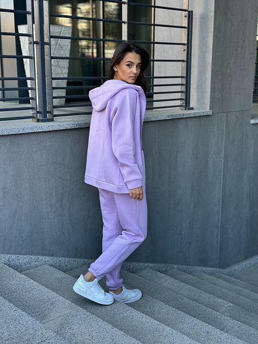 Жіночий теплий костюм на флісі Бузковий 42/44 Харків - фото 4