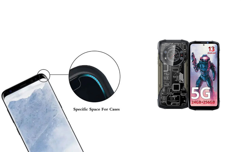 Защитное стекло HyperGlass Pro для Cubot KingKong Star 5G – максимальная чувствительность и защита Киев - изображение 3