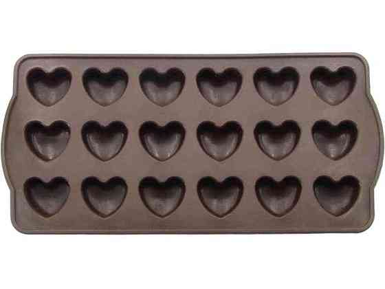 Форма для шоколаду прямокутна 10x21,5x2см силікон 10256 Chef Choco ТМ LESSNER Київ