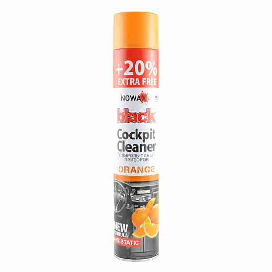 Поліроль для панелі приладів Nowax Cockpit Cleaner Spray Апельсин, 750мл Київ