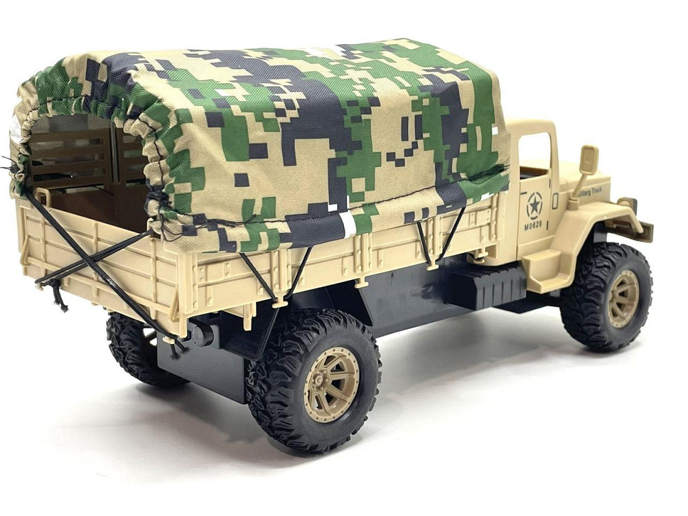 Машина Військова вантажівка на пульті управління масштаб 1:18 Пісочний (0626BK) Чернігів - фото 4