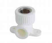 Колено белое (Угол) KALDE настенное резьба внутренняя ∅ 20х1/2 Харьков