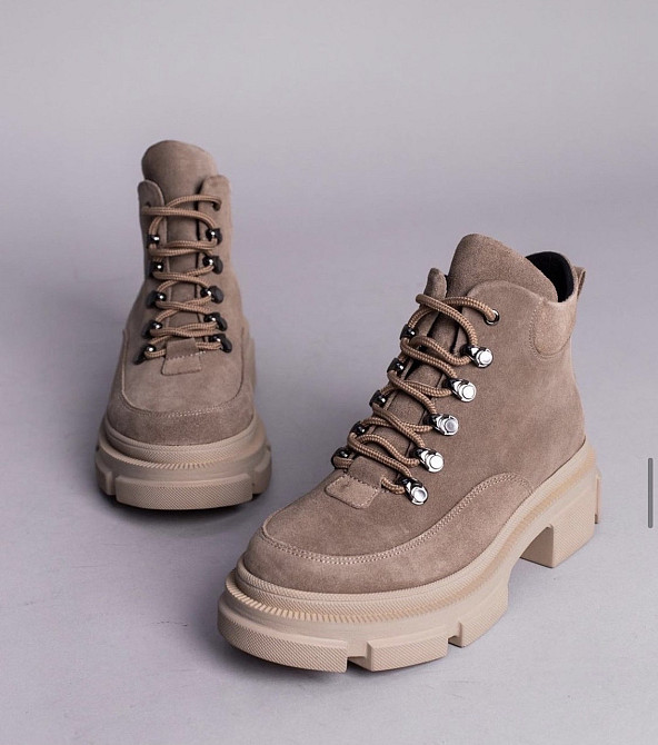 Черевики жіночі RONE латте замша натуральна зимові 39р.-25см. 40р.-25.5см. (4271) Коломыя - изображение 4