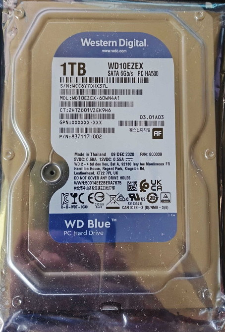 Жорсткий диск WD Blue 1 TB (WD10EZEX) Киев - изображение 2