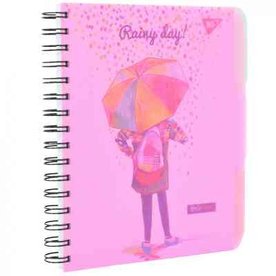 Блокнот Yes А5 Rainy day 144 аркуша пластикова обкладинка (681968) Вінниця