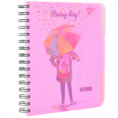 Блокнот Yes А5 Rainy day 144 листа пластиковая обложка (681968) Винница - изображение 3